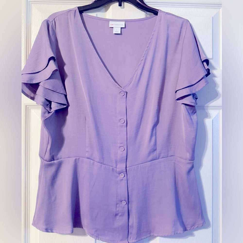 Liz Claiborne Lilac Women’s Top